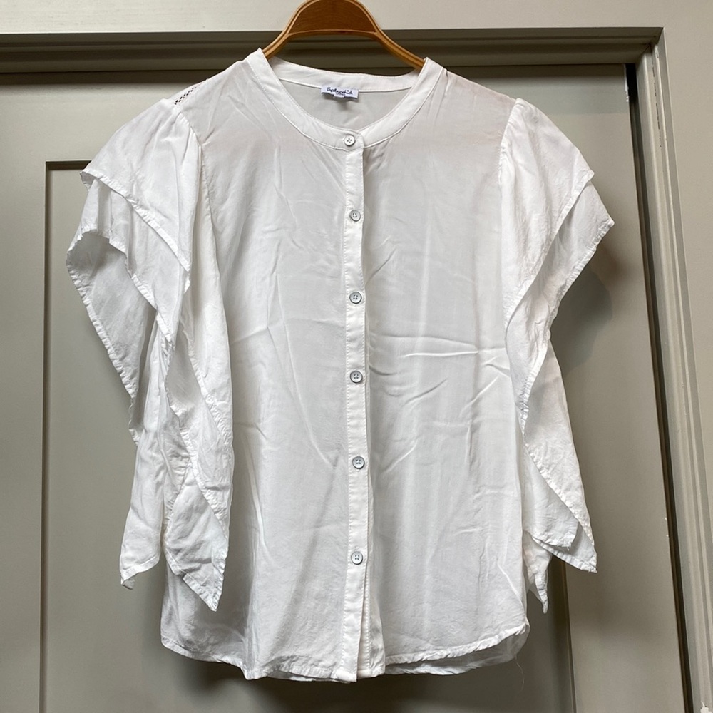 Splendid White Flow Blouse